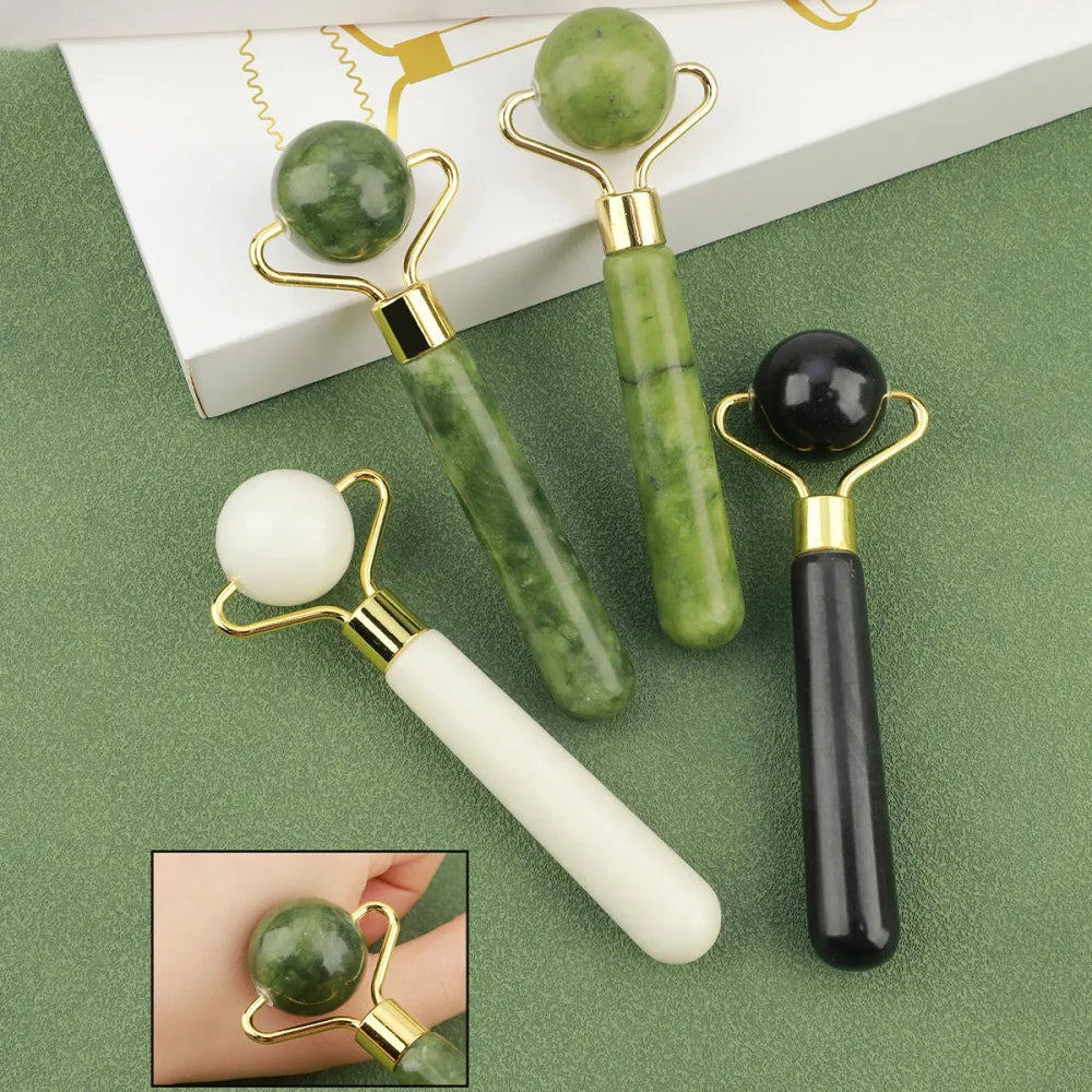 Set de Rodillo de Jade y Gua Sha